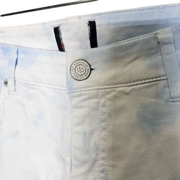 Raffaello Rossi Light Blue‎ Candy Jogger Pants  Jeans Mid-Rise Button Closure 29 - Picture 4 of 11